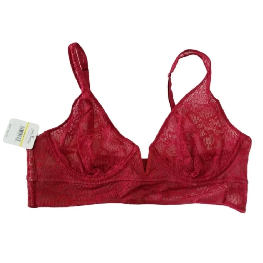FREE PEOPLE Tameeka Underwire Bra Berry Electric - Picture 10 of 12